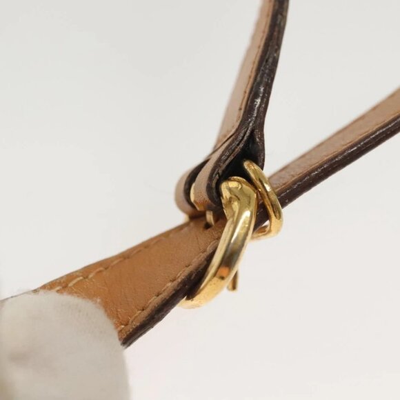 GUCCI Micro GG Supreme Shoulder Bag PVC Beige Gold Auth ki5912 - Picture 8 of 16